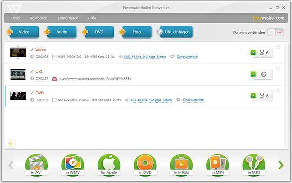Freemake Video Converter - Download von heise.de