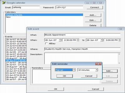 Google Calendar Delphi Component