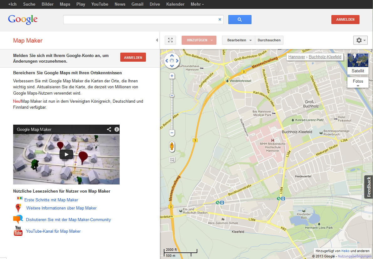Google Map Maker