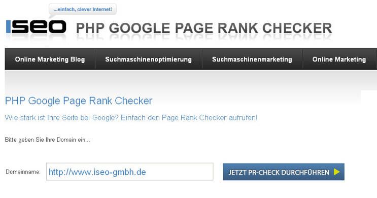  Google Page Rank Checker