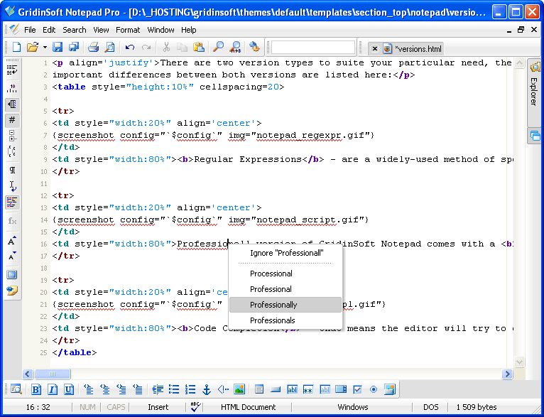 GridinSoft Notepad Pro