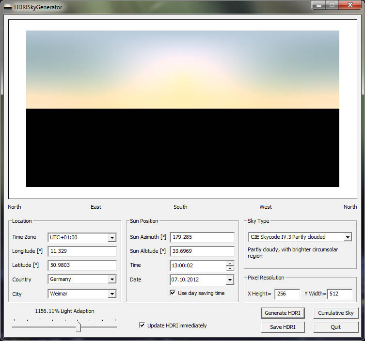 HDRI Sky Generator