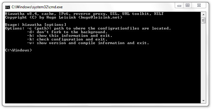 Hiawatha Webserver