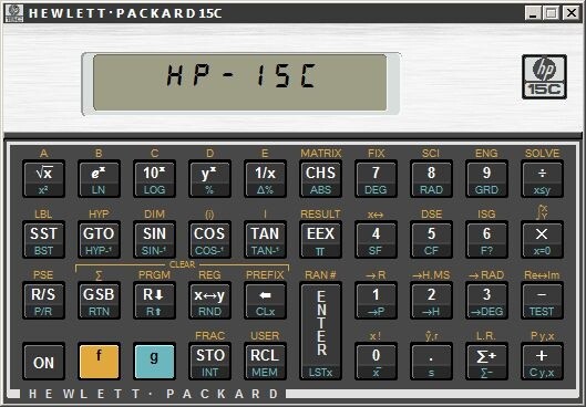  HP-15C Simulator