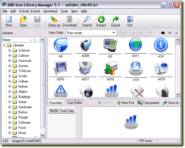 Icon Library Manager