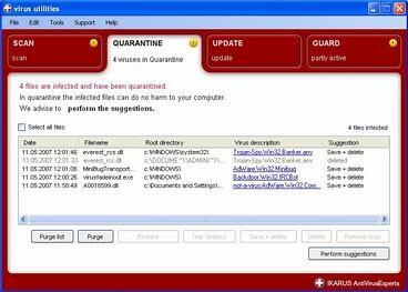 IKARUS Antivirus 3.1 - Download for PC Free