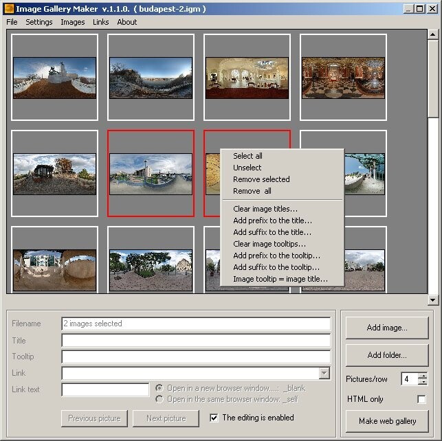 Image Gallery Maker