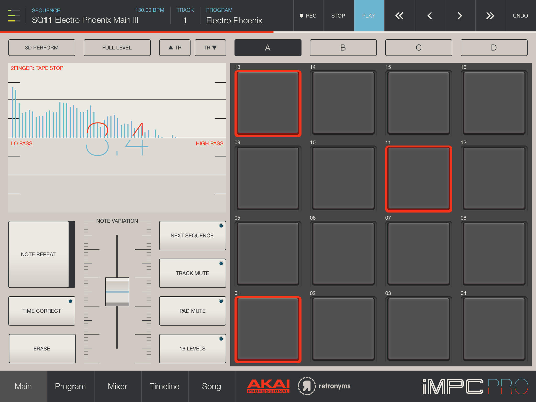 iMPC Pro- App für iPad