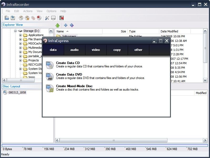 InfraRecorder Portable