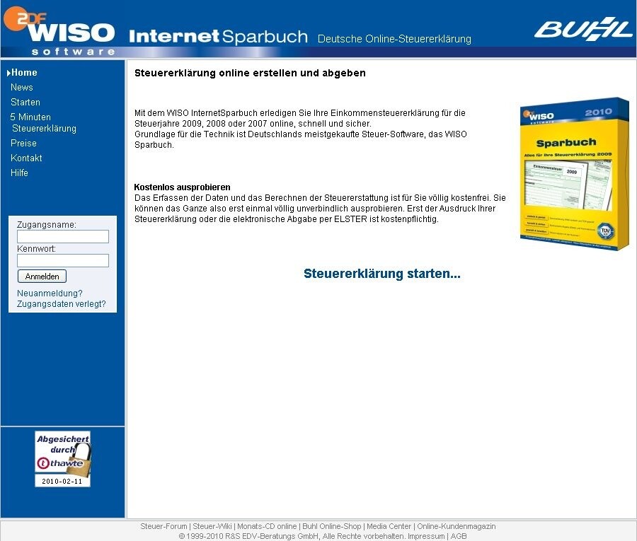 Internet-Sparbuch