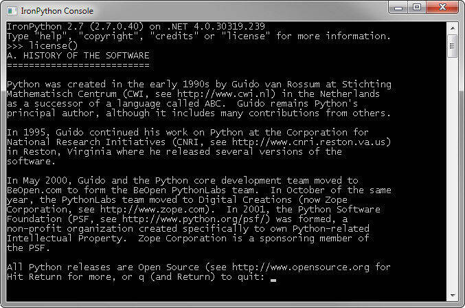 IronPython - Gratis-Download | Heise