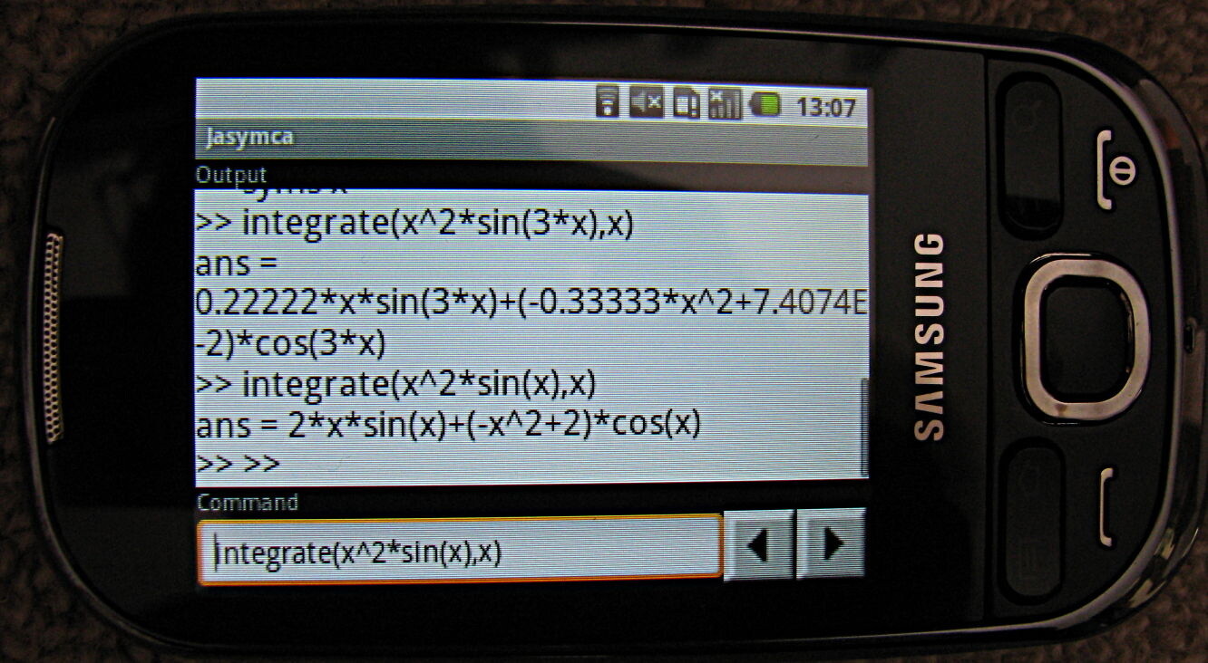 Jasymca (Java Symbolic Calculator)