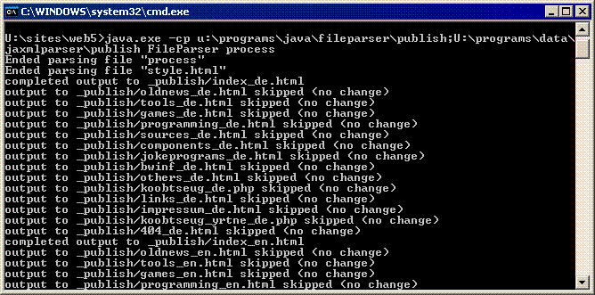  JAXMLP (Just another XML Processor)