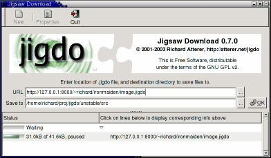  jigdo (Jigsaw Download)
