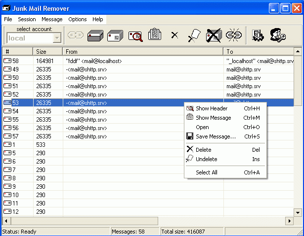 Junk Mail Remover