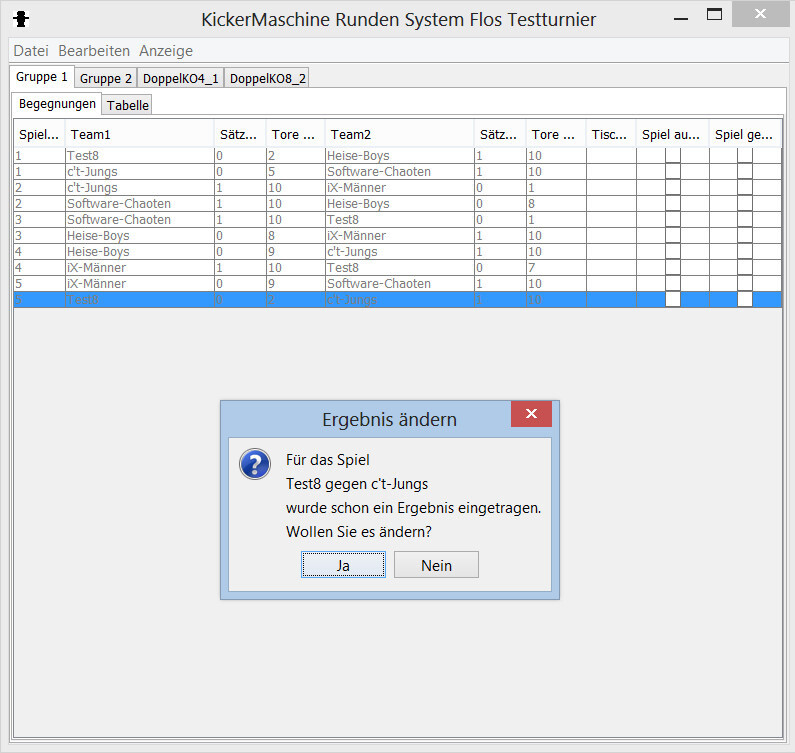  Kickermaschine