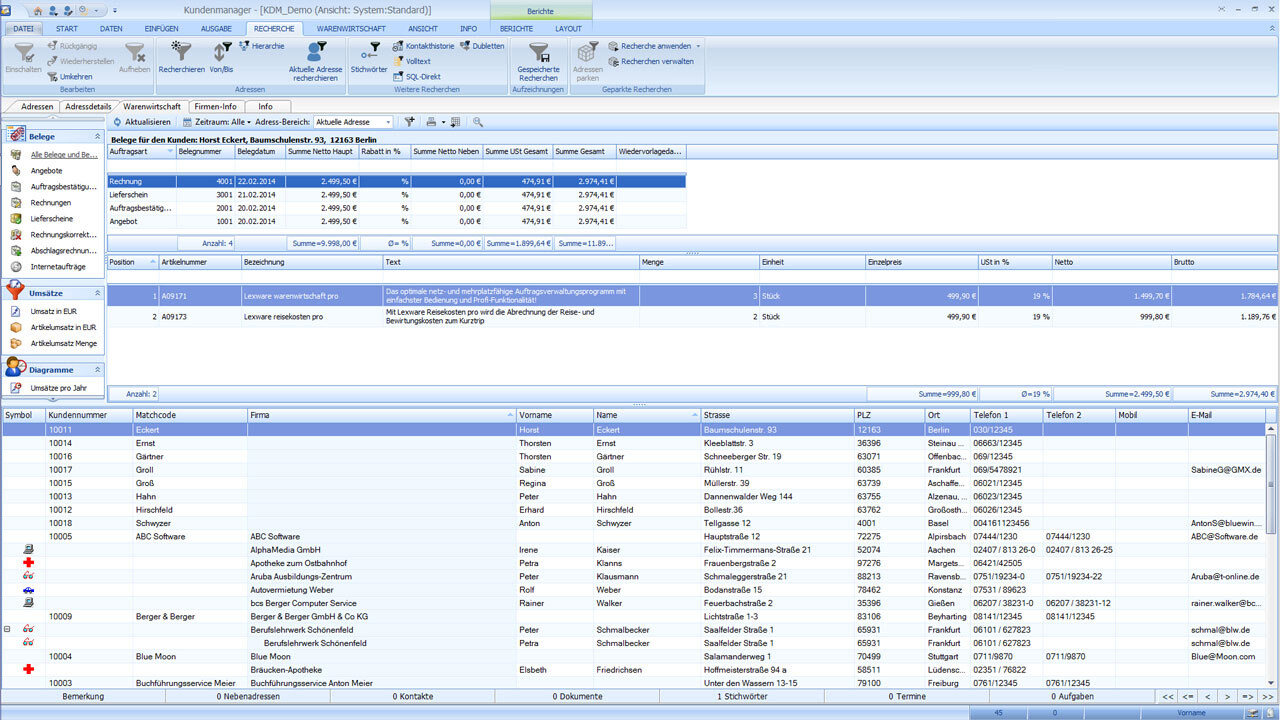 Lexware Kundenmanager