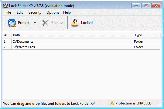  Lock Folder XP