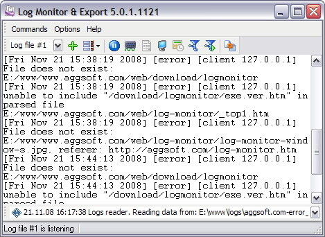  Log Monitor & Export