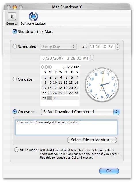 Mac Shutdown X