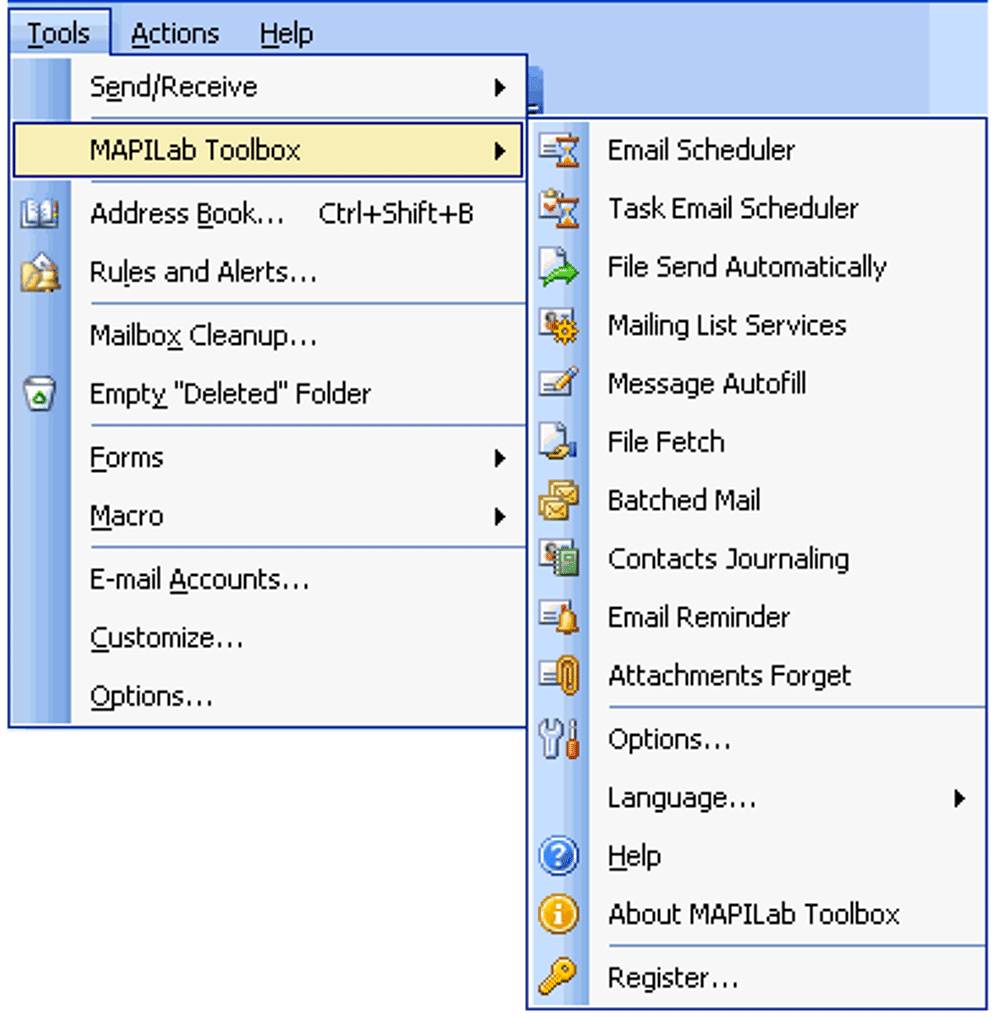 mapilab toolbox for outlook