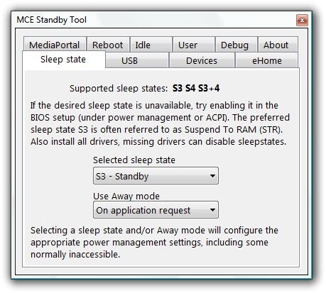  MCE Standby Tool