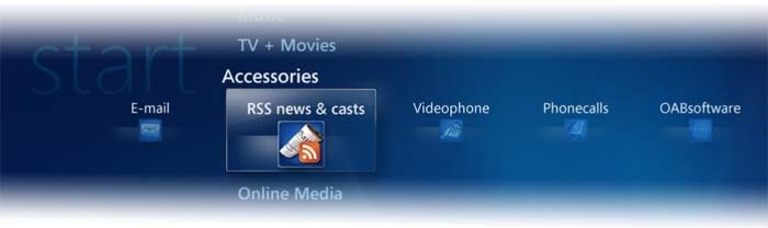 Media Center RSS Reader