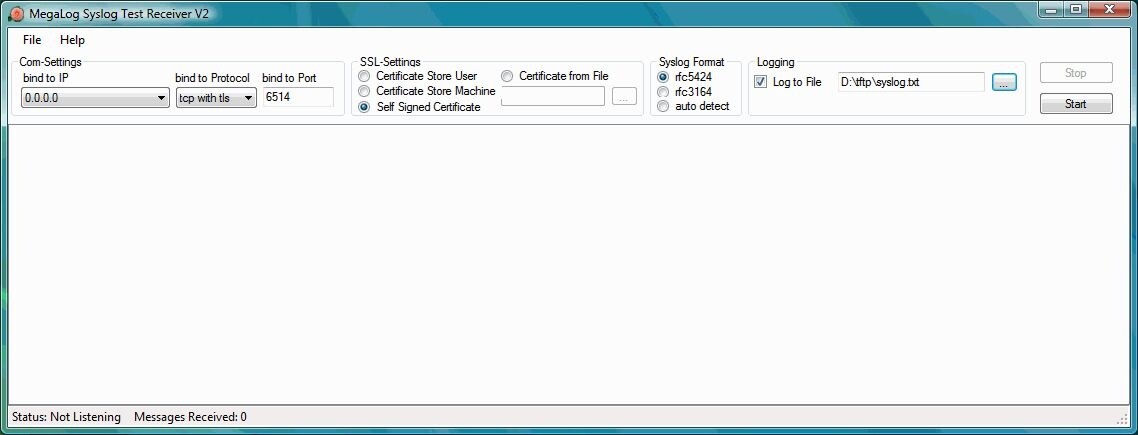  MegaLog Test Receiver