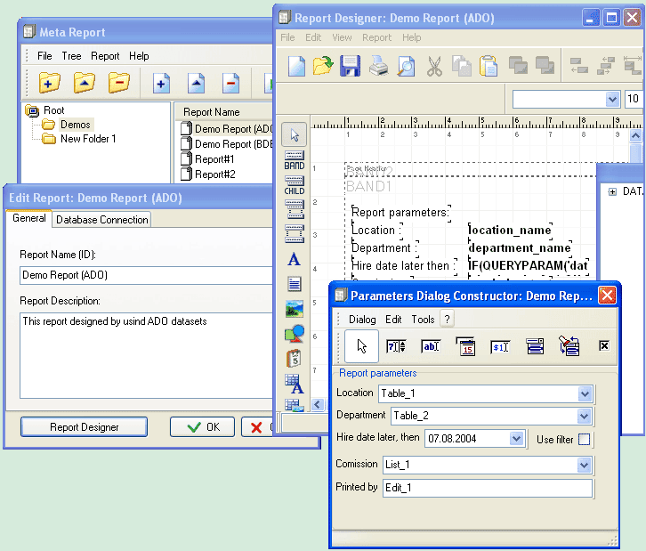  MetaReport Developer Kit
