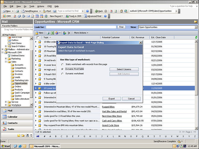 Microsoft Dynamics CRM