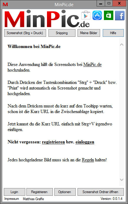  MinPic.de Screenshot & Snipping Tool