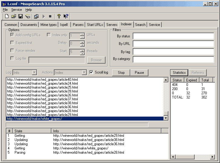  mnoGoSearch Lite for Windows