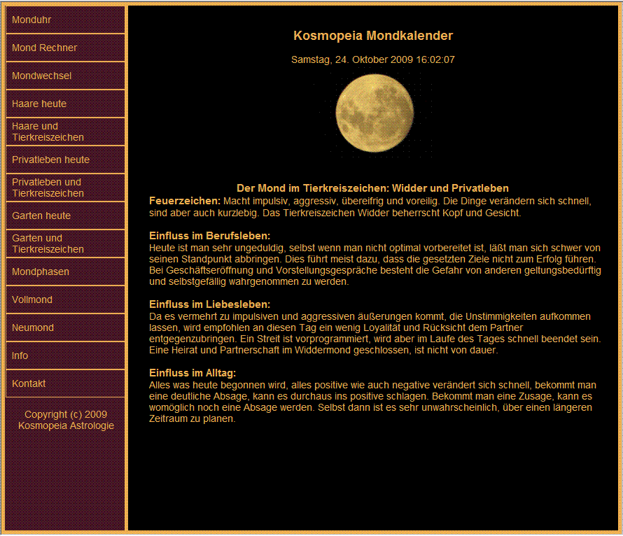 Mondkalender