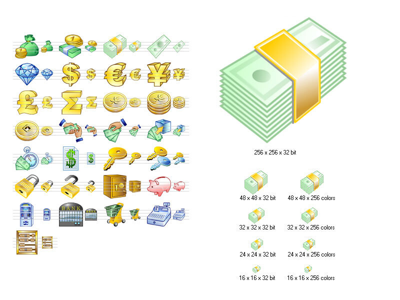  Money Icon Set