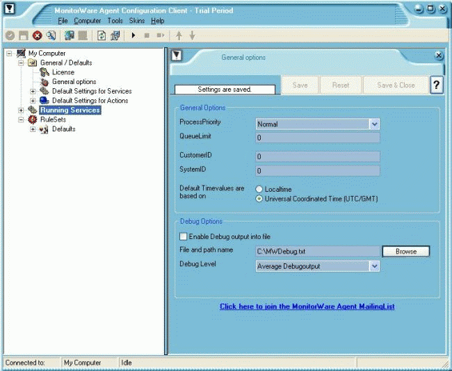 MonitorWare Agent