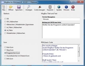 MsgBox for REALbasic