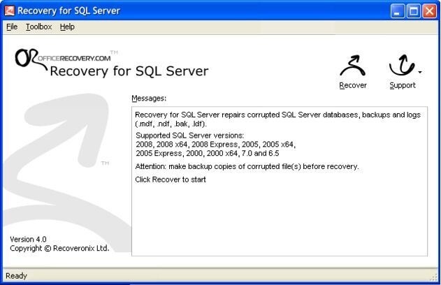 MSSQLRecovery