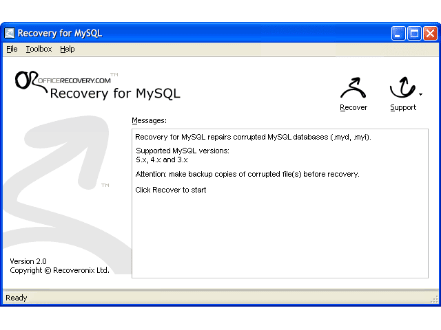 MySQLRecovery