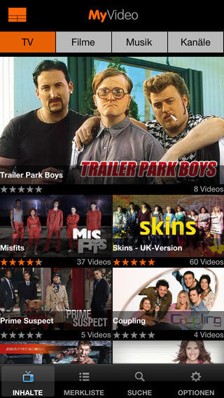 MyVideo - App für iOS