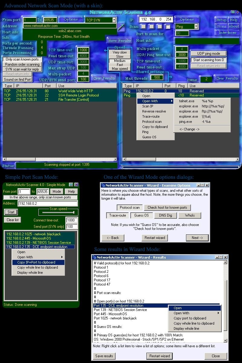 NetworkActiv Port Scanner