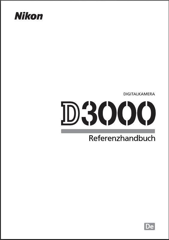 Nikon D3000 Handbuch