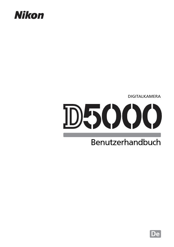  Nikon D5000 Handbuch