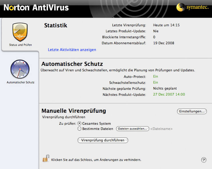 Norton AntiVirus für Mac