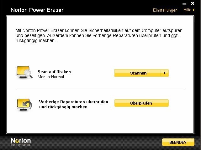 Norton Power Eraser