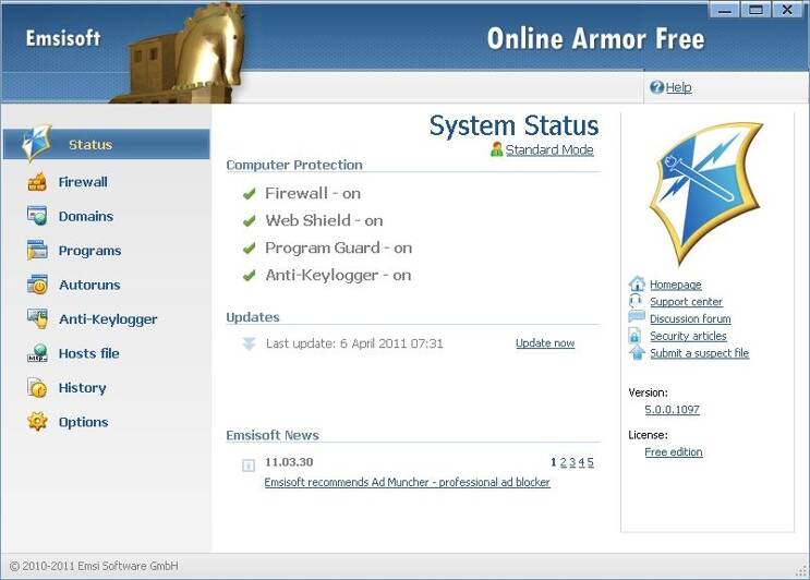  Online Armor