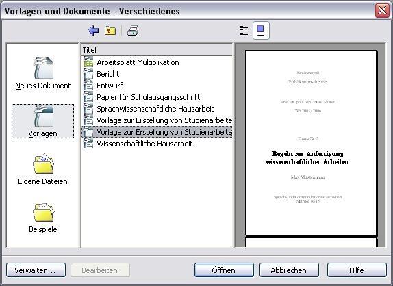 OpenOffice - Download (deutsch) kostenlos