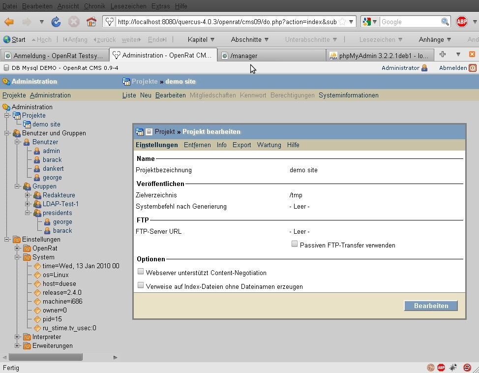 OpenRat CMS