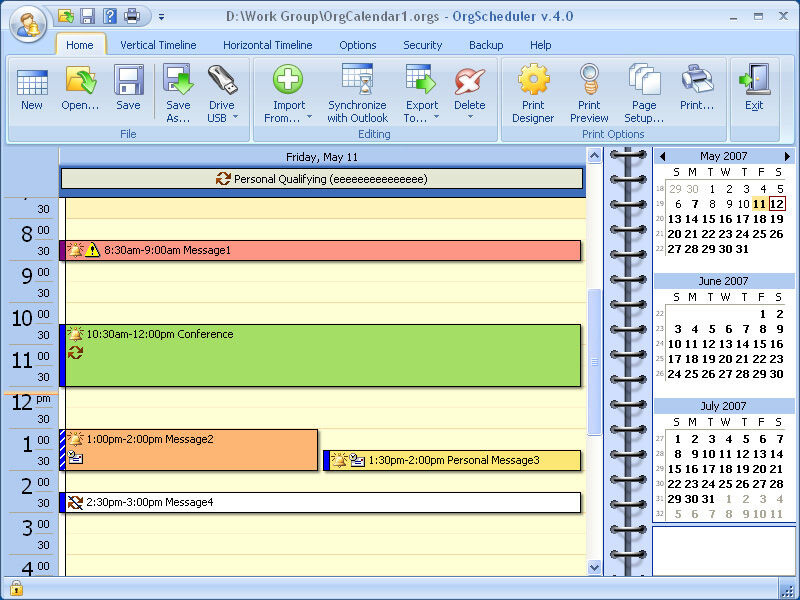  OrgScheduler
