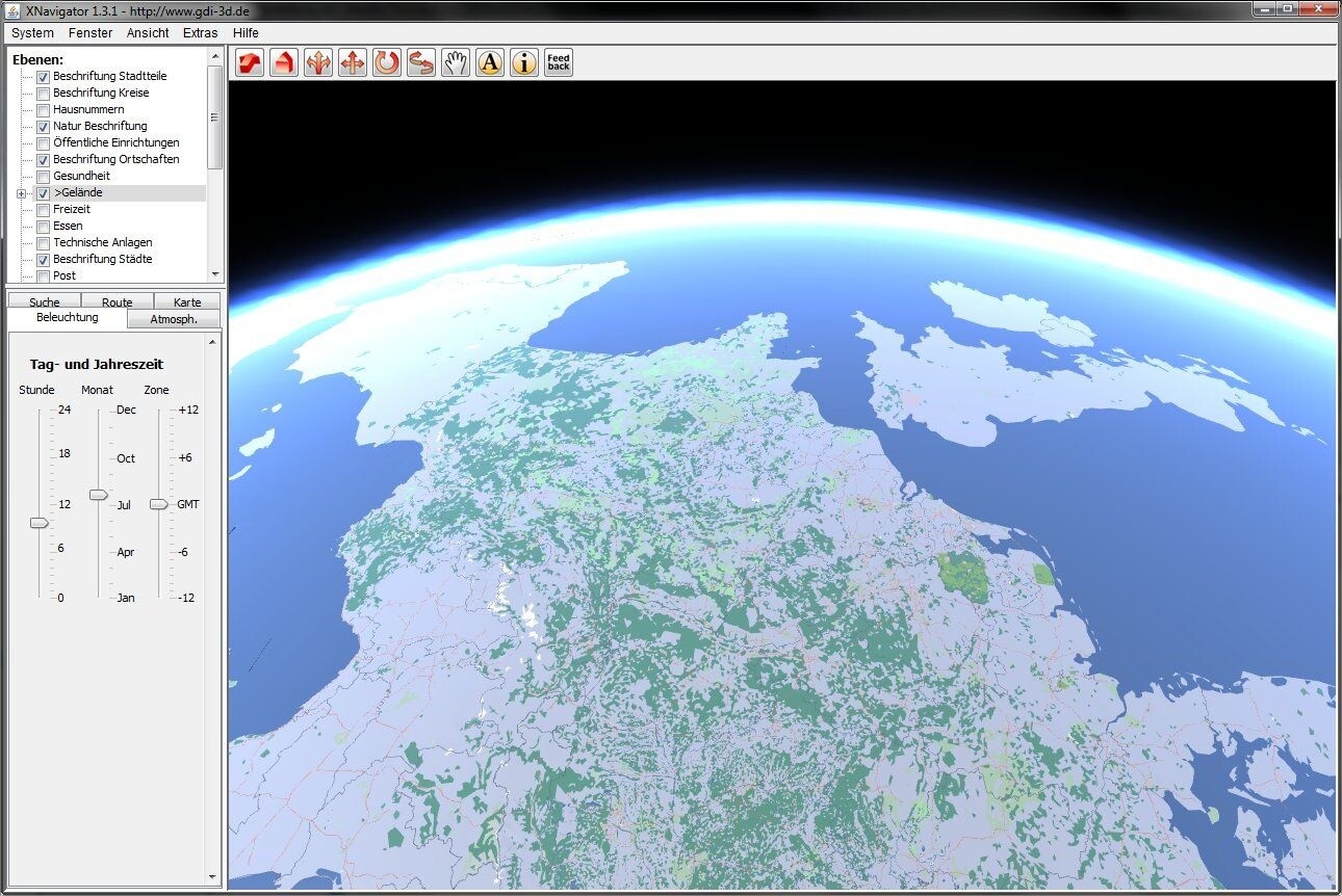  OSM-3D Xnavigator (OpenStreetMap-3D)
