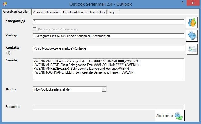  Outlook Serienmail
